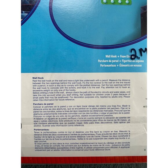 Disney Pixar Toy Story Wall Hook Featuring Woody & Buzz Lightyear By Decofun - N - Picture 4 of 9